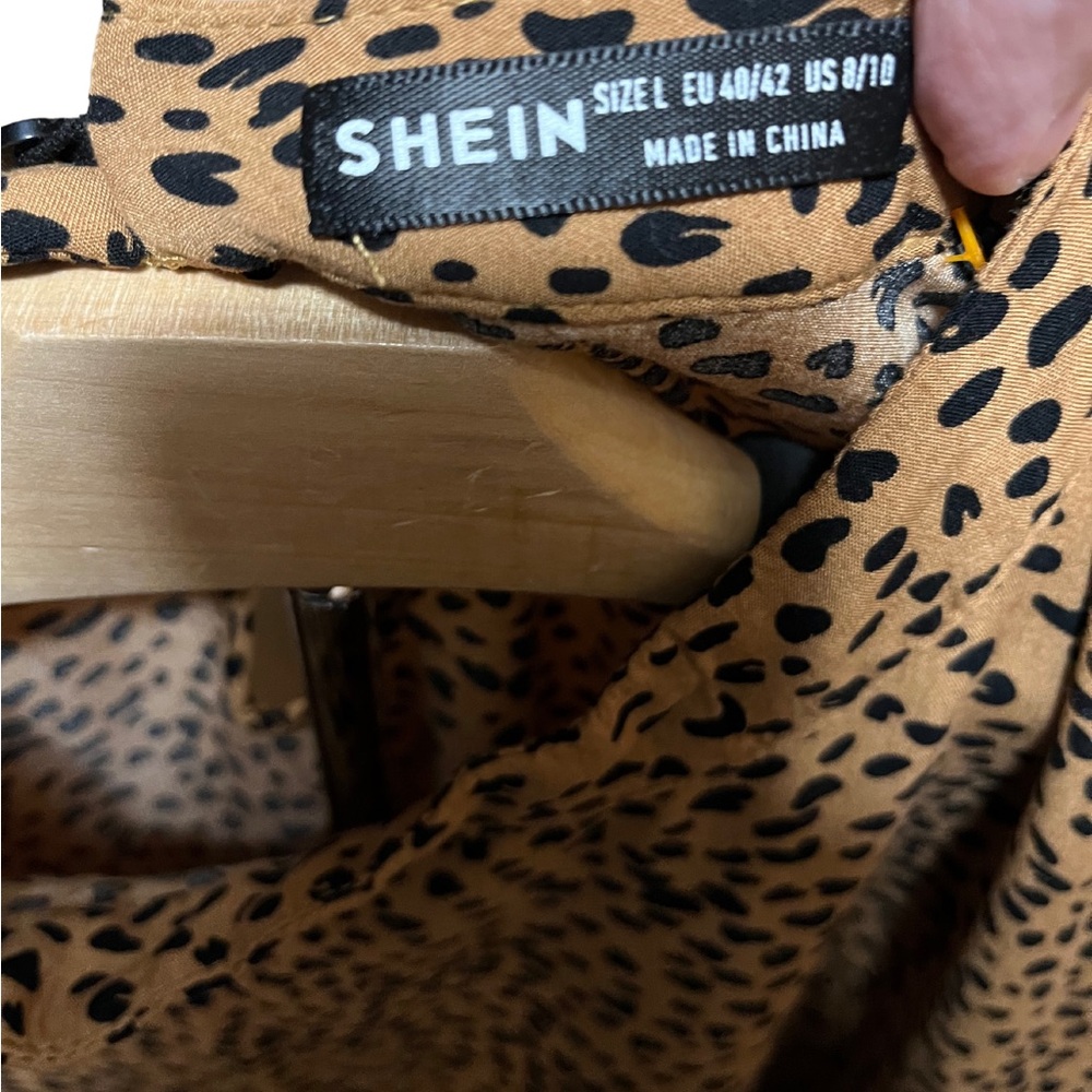 SHEIN Leopard Print Top - Picture 4 of 5